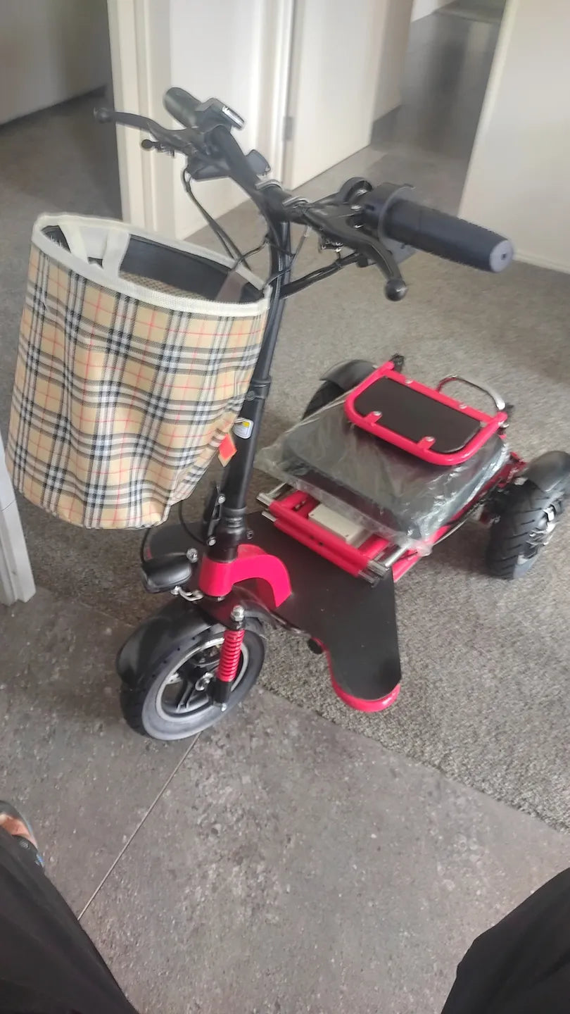 3-Wheel Mobility Scooter - Rear Wheel Drive