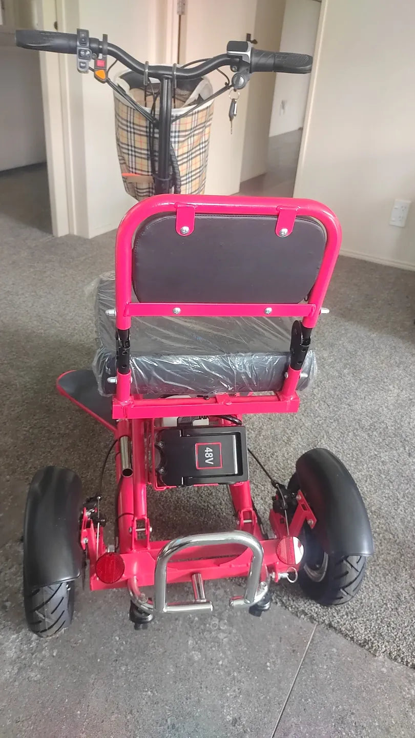 3-Wheel Mobility Scooter - Rear Wheel Drive