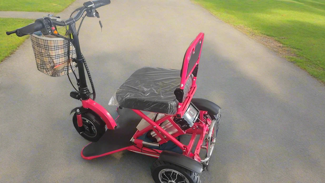 3-Wheel Mobility Scooter - Rear Wheel Drive
