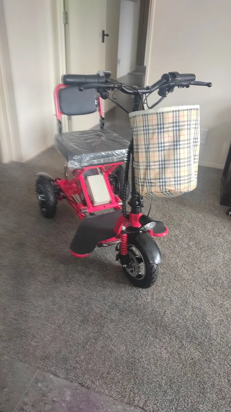 3-Wheel Mobility Scooter - Rear Wheel Drive
