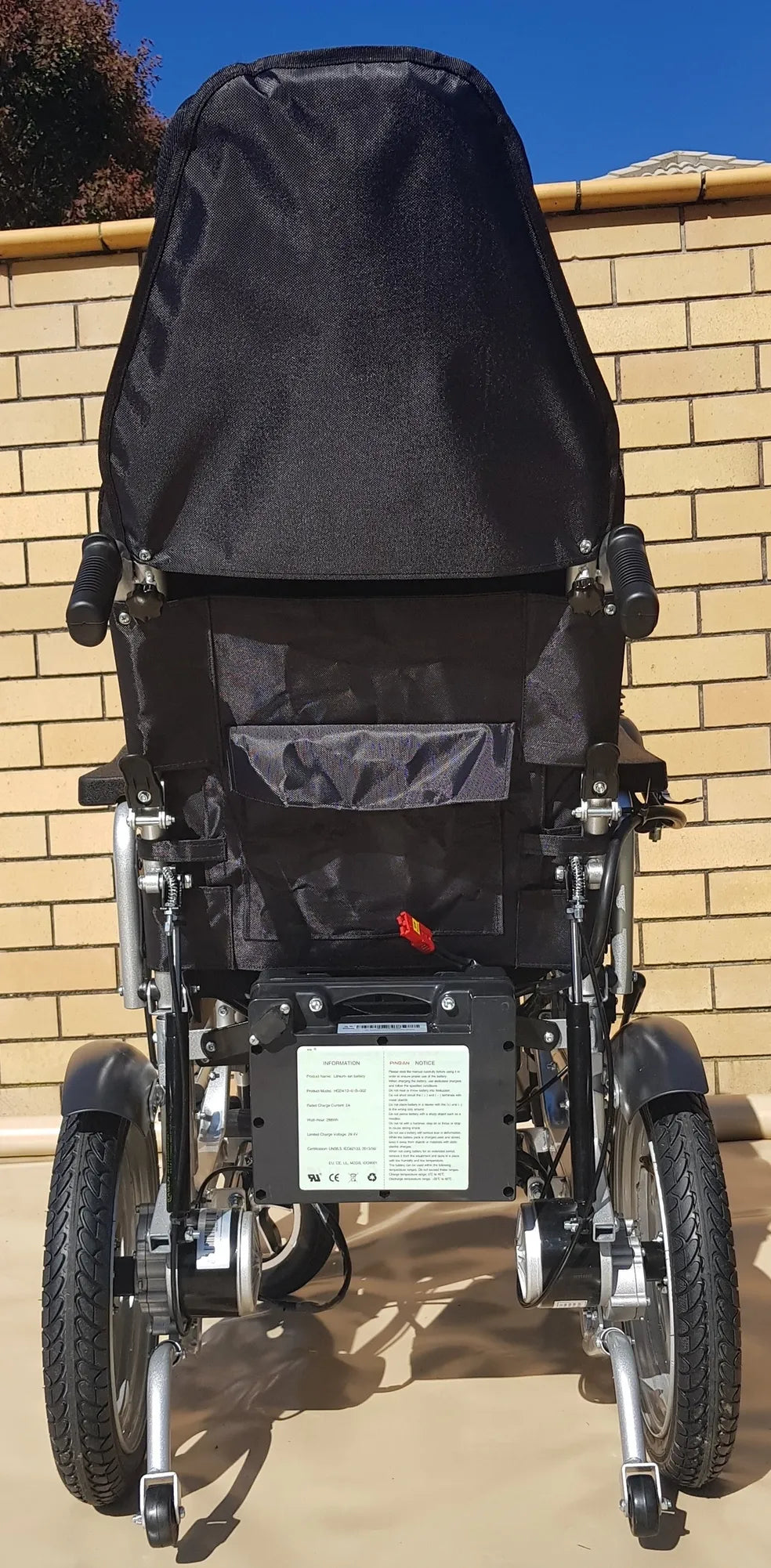 BME1022 Reclining Fold-up Electric Wheelchair